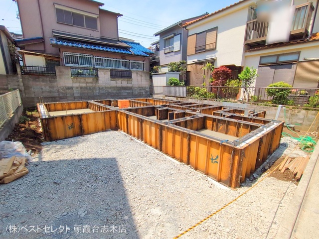 埼玉県朝霞市宮戸2丁目の新築戸建て基礎写真 2025年6月5日撮影