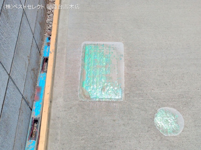 埼玉県新座市西堀２丁目の新築戸建て外構写真 2025年7月8日撮影