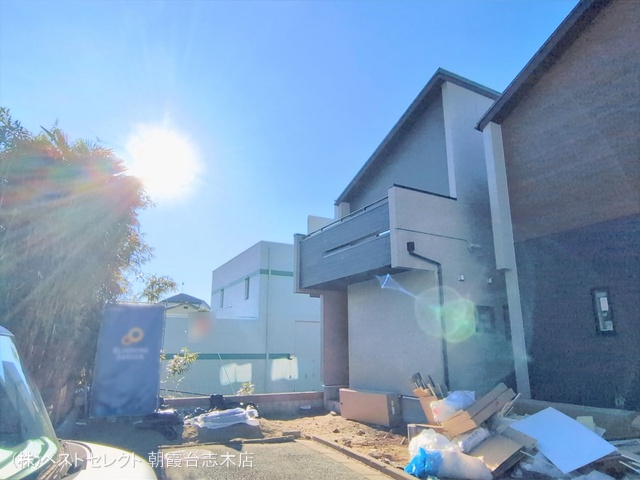 埼玉県志木市上宗岡１丁目の新築戸建て外構写真 2026年1月22日撮影