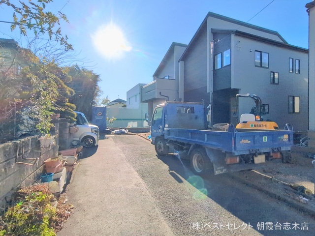 埼玉県志木市上宗岡１丁目の新築戸建て外構写真 2026年1月22日撮影