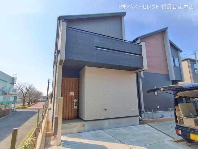 埼玉県志木市上宗岡1丁目の新築戸建て外構写真 2026年2月15日撮影