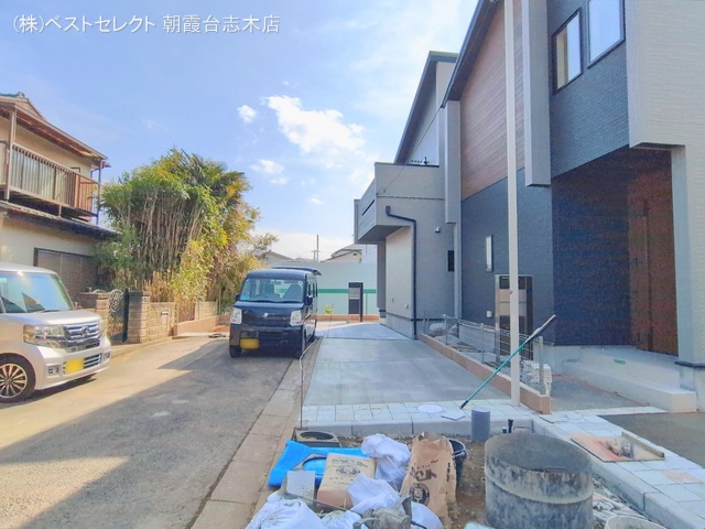 埼玉県志木市上宗岡1丁目の新築戸建て外構写真 2026年2月15日撮影