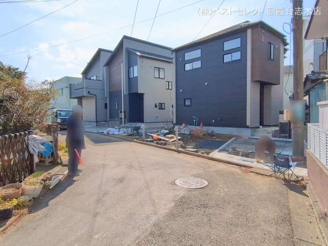 埼玉県志木市上宗岡1丁目の新築戸建て外構写真 2026年2月15日撮影