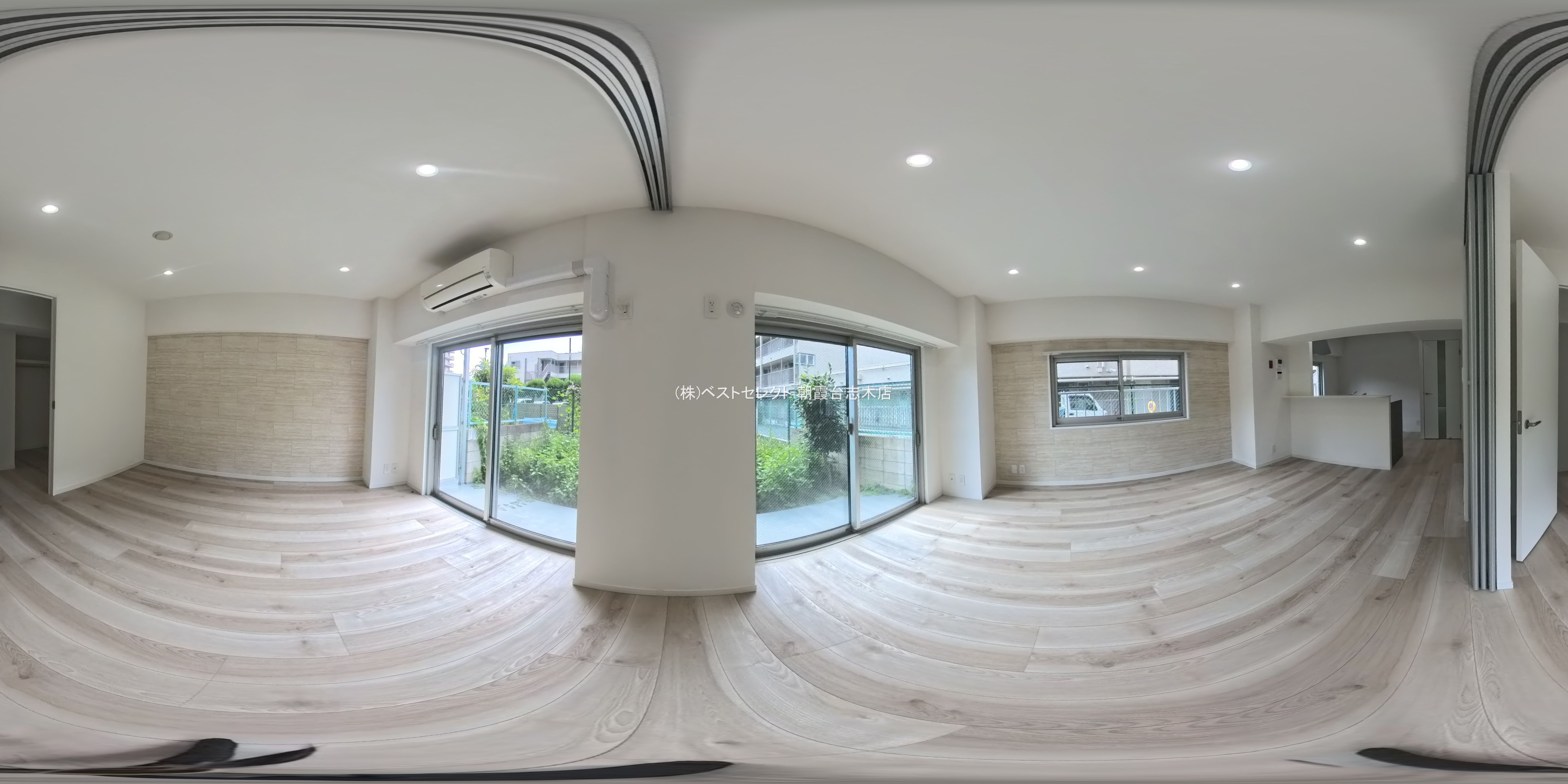 埼玉県和光市白子３丁目のマンション『西高島平スカイハイツ』パノラマ（リビング）写真 2025年9月29日撮影