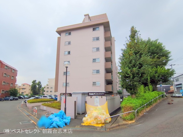 埼玉県和光市白子3丁目のマンション『西高島平スカイハイツ』外観写真 2025年9月15日撮影