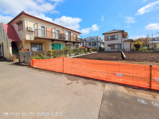 埼玉県志木市柏町3丁目の新築戸建て更地・土地写真 2025年4月13日撮影