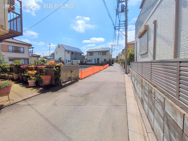 埼玉県志木市柏町3丁目の新築戸建て更地・土地写真 2025年4月13日撮影