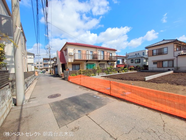 埼玉県志木市柏町3丁目の新築戸建て更地・土地写真 2025年4月13日撮影