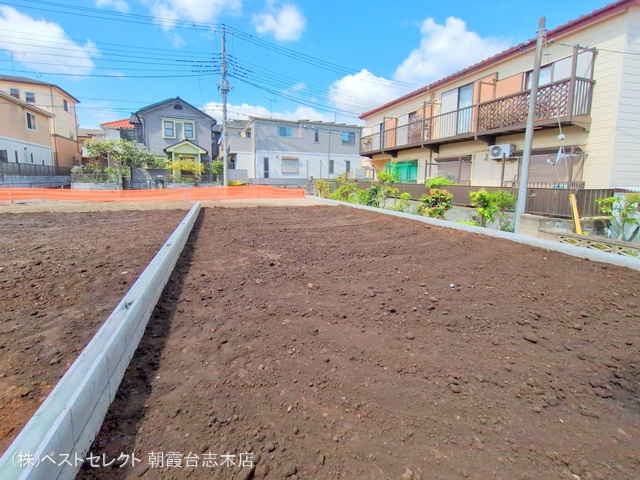 埼玉県志木市柏町3丁目の新築戸建て更地・土地写真 2025年4月13日撮影
