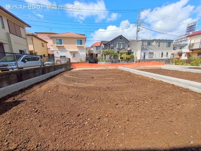 埼玉県志木市柏町３丁目の新築戸建て更地・土地写真 2025年4月13日撮影