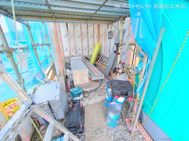 埼玉県志木市本町３丁目の新築戸建てシート写真 2025年9月25日撮影