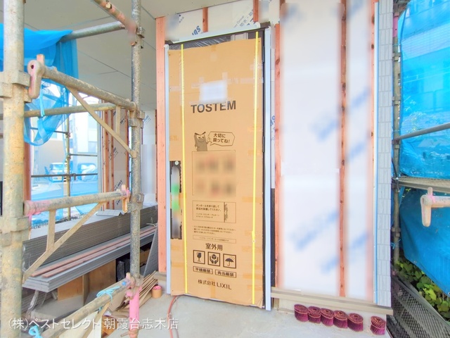 埼玉県志木市本町３丁目の新築戸建てシート写真 2025年9月25日撮影