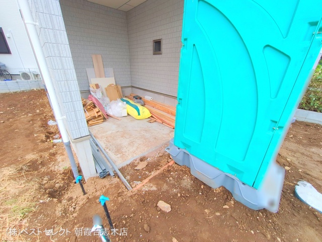 埼玉県志木市本町３丁目の新築戸建て外構写真 2025年10月14日撮影