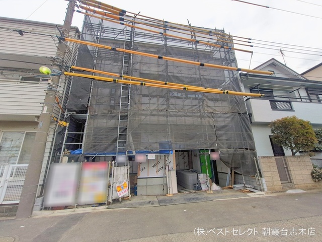 埼玉県和光市南１丁目の新築戸建てシート写真 2026年1月6日撮影