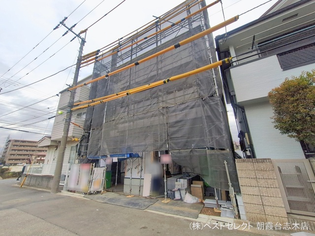 埼玉県和光市南１丁目の新築戸建てシート写真 2026年1月6日撮影