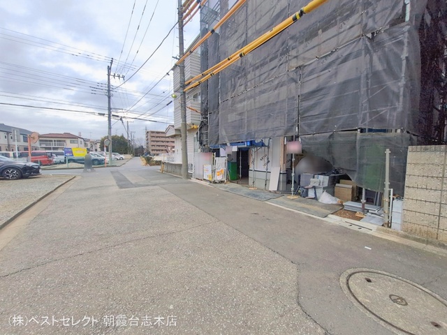 埼玉県和光市南１丁目の新築戸建てシート写真 2026年1月6日撮影