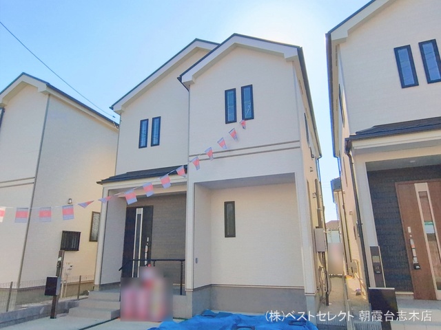 埼玉県新座市石神４丁目の新築戸建て完成写真 2026年2月1日撮影