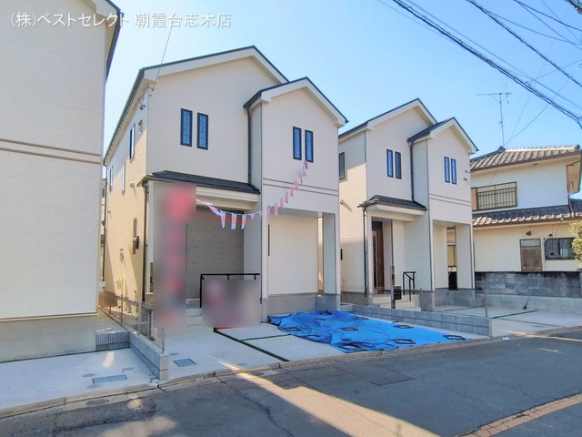 埼玉県新座市石神４丁目の新築戸建て完成写真 2026年2月1日撮影