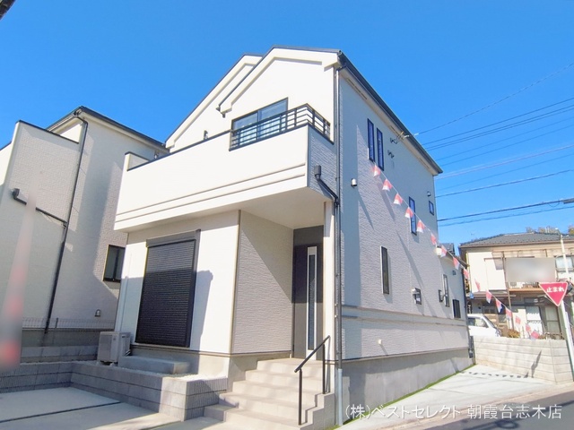 埼玉県新座市石神４丁目の新築戸建て完成写真 2026年2月1日撮影