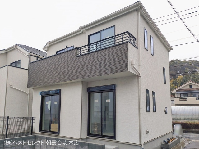 埼玉県新座市石神４丁目の新築戸建て外構写真 2026年2月24日撮影