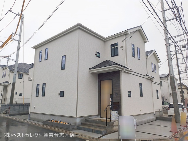 埼玉県新座市石神４丁目の新築戸建て外構写真 2026年2月24日撮影