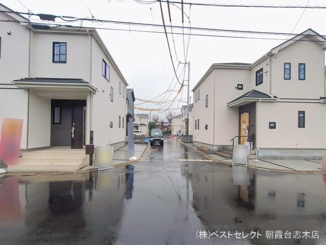 埼玉県新座市石神４丁目の新築戸建て外構写真 2026年2月24日撮影