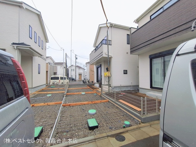 埼玉県新座市石神４丁目の新築戸建て外構写真 2026年2月24日撮影