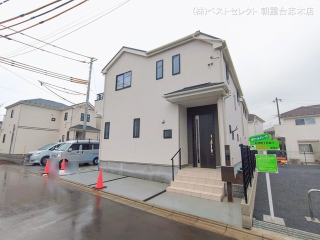 埼玉県新座市石神４丁目の新築戸建て外構写真 2026年2月24日撮影