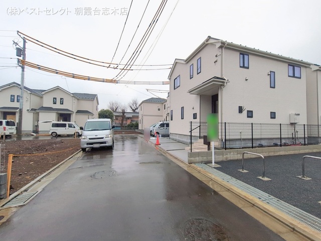 埼玉県新座市石神４丁目の新築戸建て外構写真 2026年2月24日撮影