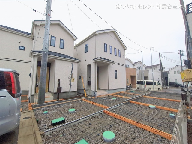 埼玉県新座市石神４丁目の新築戸建て外構写真 2026年2月24日撮影