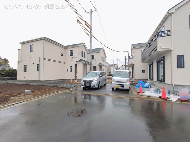 埼玉県新座市石神４丁目の新築戸建て外構写真 2026年2月24日撮影