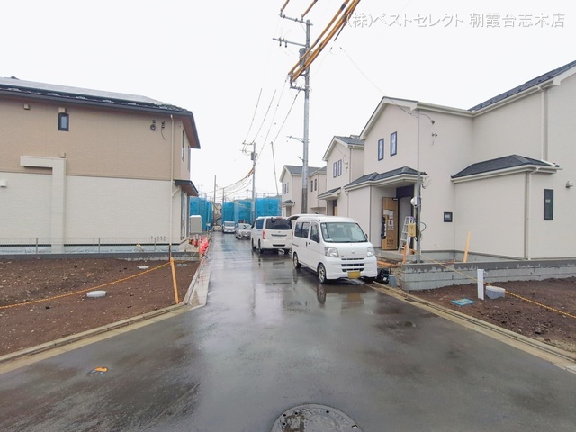 埼玉県新座市石神４丁目の新築戸建て外構写真 2026年2月24日撮影