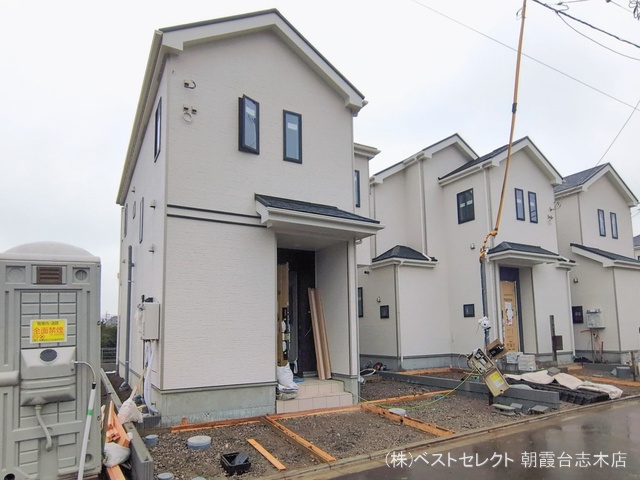 埼玉県新座市石神4丁目の新築戸建て外構写真 2026年2月24日撮影