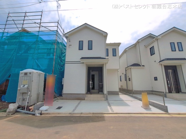 埼玉県新座市石神４丁目の新築戸建て完成写真 2026年4月12日撮影