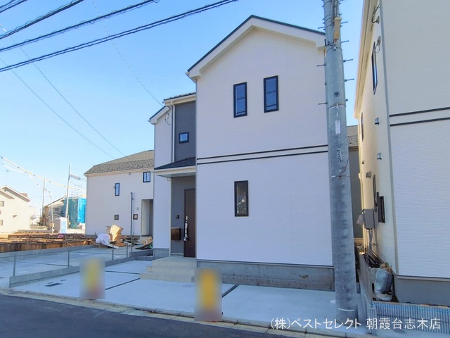 埼玉県新座市石神4丁目の新築戸建て完成写真 2026年2月18日撮影