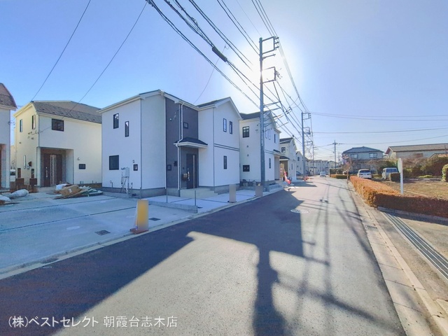 埼玉県新座市石神4丁目の新築戸建て完成写真 2026年2月18日撮影