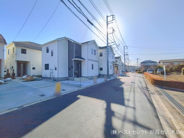 埼玉県新座市石神４丁目の新築戸建て完成写真 2026年2月18日撮影