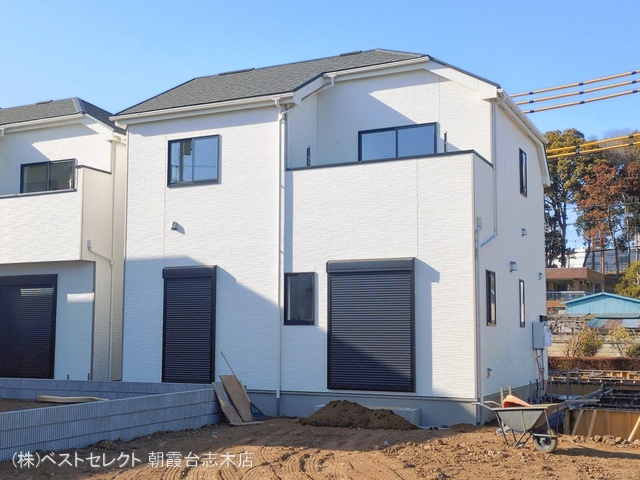 埼玉県新座市石神４丁目の新築戸建て完成写真 2026年2月18日撮影