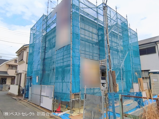 埼玉県新座市野火止３丁目の新築戸建てシート写真 2026年2月16日撮影