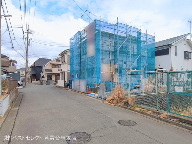 埼玉県新座市野火止３丁目の新築戸建てシート写真 2026年2月16日撮影