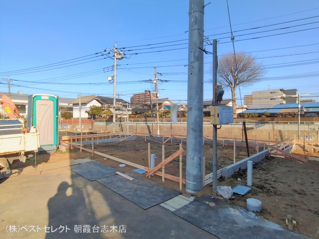埼玉県朝霞市膝折町３丁目の新築戸建て更地・土地写真 2026年1月29日撮影