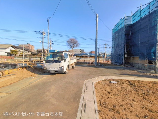 埼玉県朝霞市膝折町３丁目の新築戸建て更地・土地写真 2026年1月29日撮影