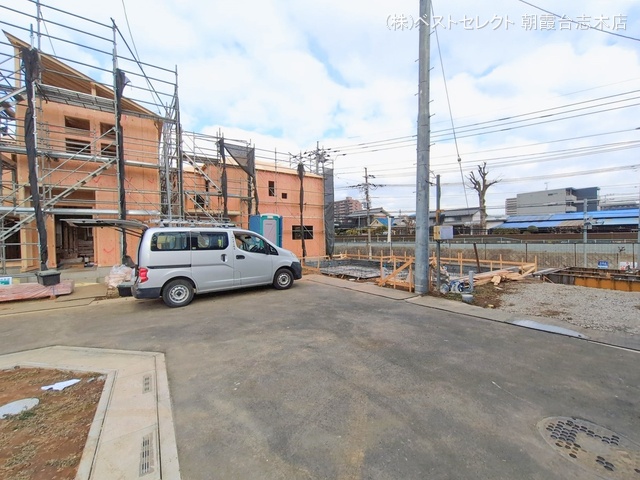 埼玉県朝霞市膝折町3丁目の新築戸建て基礎写真 2026年2月17日撮影