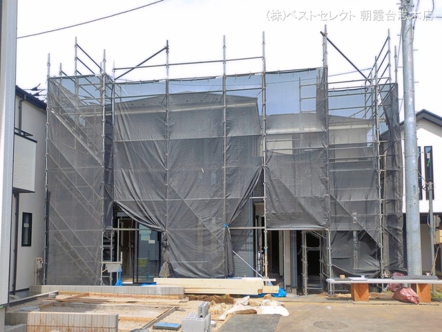 埼玉県朝霞市膝折町３丁目の新築戸建てシート写真 2026年4月8日撮影