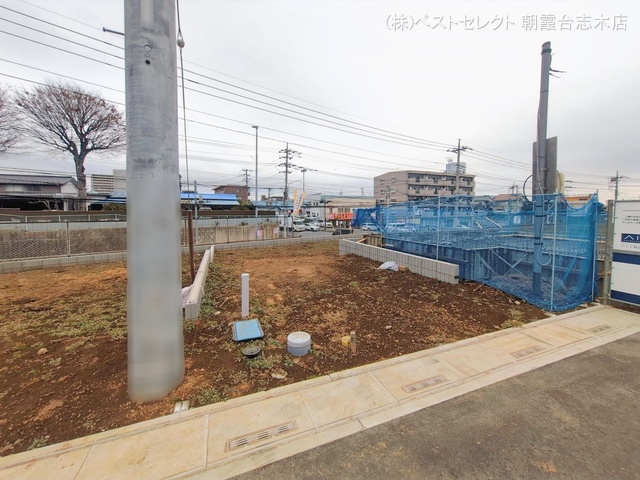 埼玉県朝霞市膝折町３丁目の新築戸建て更地・土地写真 2026年1月6日撮影