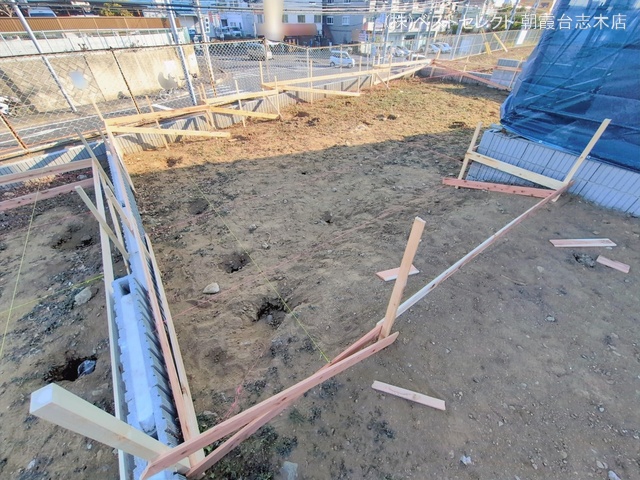 埼玉県朝霞市膝折町３丁目の新築戸建て更地・土地写真 2026年1月29日撮影