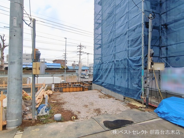 埼玉県朝霞市膝折町３丁目の新築戸建て基礎写真 2026年2月17日撮影