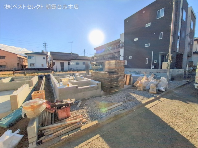 埼玉県朝霞市仲町１丁目の新築戸建て基礎写真 2026年1月20日撮影