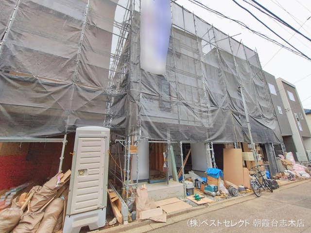 埼玉県朝霞市仲町１丁目の新築戸建てシート写真 2026年2月17日撮影