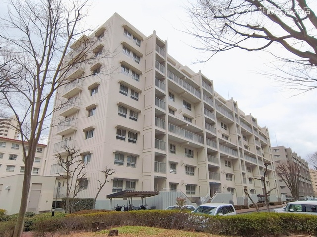 埼玉県志木市館2丁目のマンション『志木ニュータウン中央の森参番街5号棟』外観写真 2026年2月16日撮影